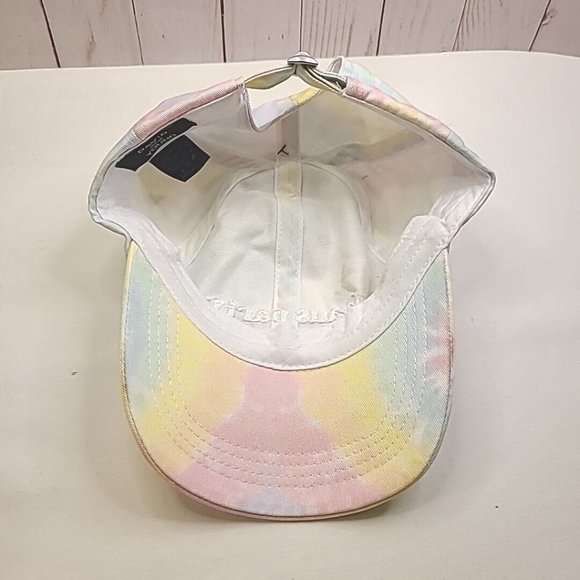 David And Young Women's Haus Party Embroidered Baseball Cap Pastel Tie Dye w Tag - Picture 8 of 9